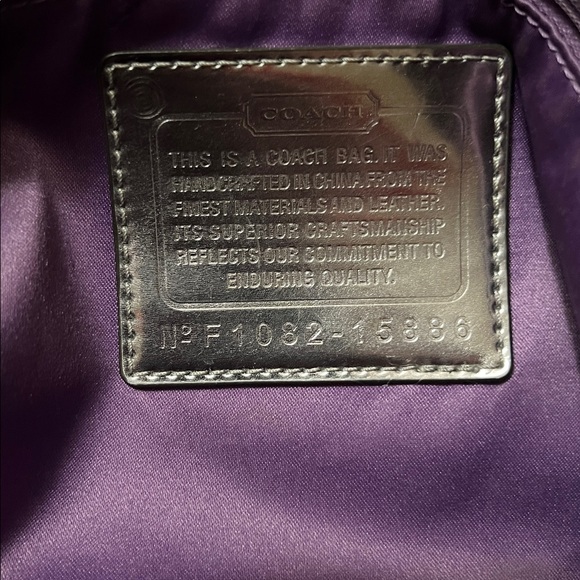 Coach Poppy classic tan and purple tartan large tote (lot of 2, not separating) - Picture 7 of 16